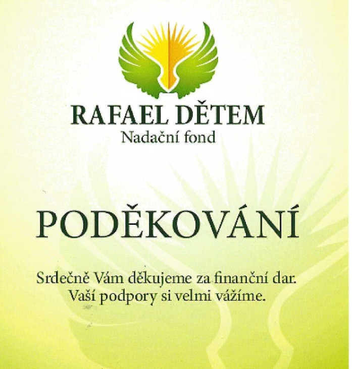 Fotografie: Poděkování Rafael dětem